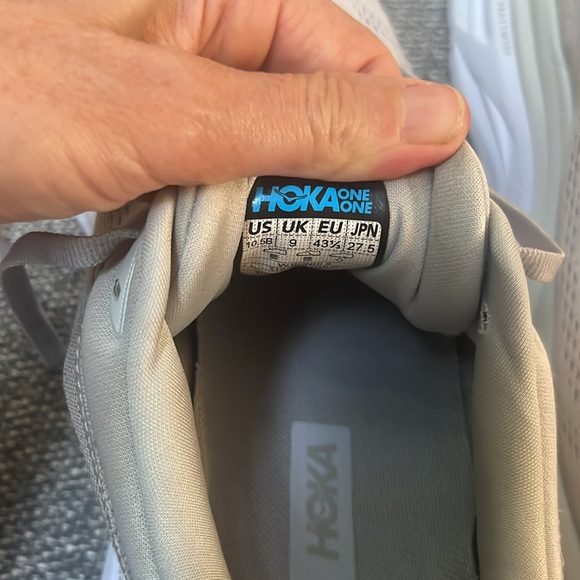 Hooka Bondi 8 Sneakers Trail Running GRAY Size 10.5 - Picture 9 of 9